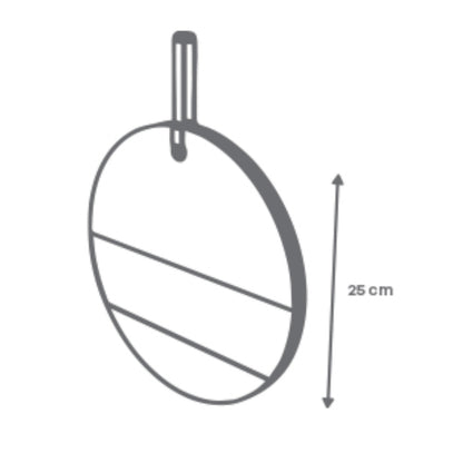 Tabla de Picar Redonda de Mármol - 25 cm