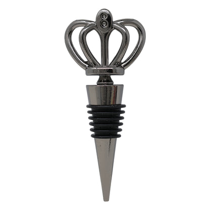 Tapón de Vino Corona - Níquel Negro