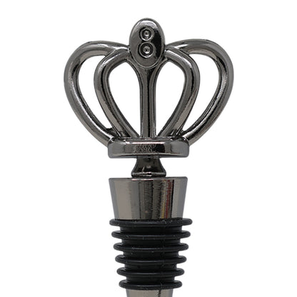 Tapón de Vino Corona - Níquel Negro