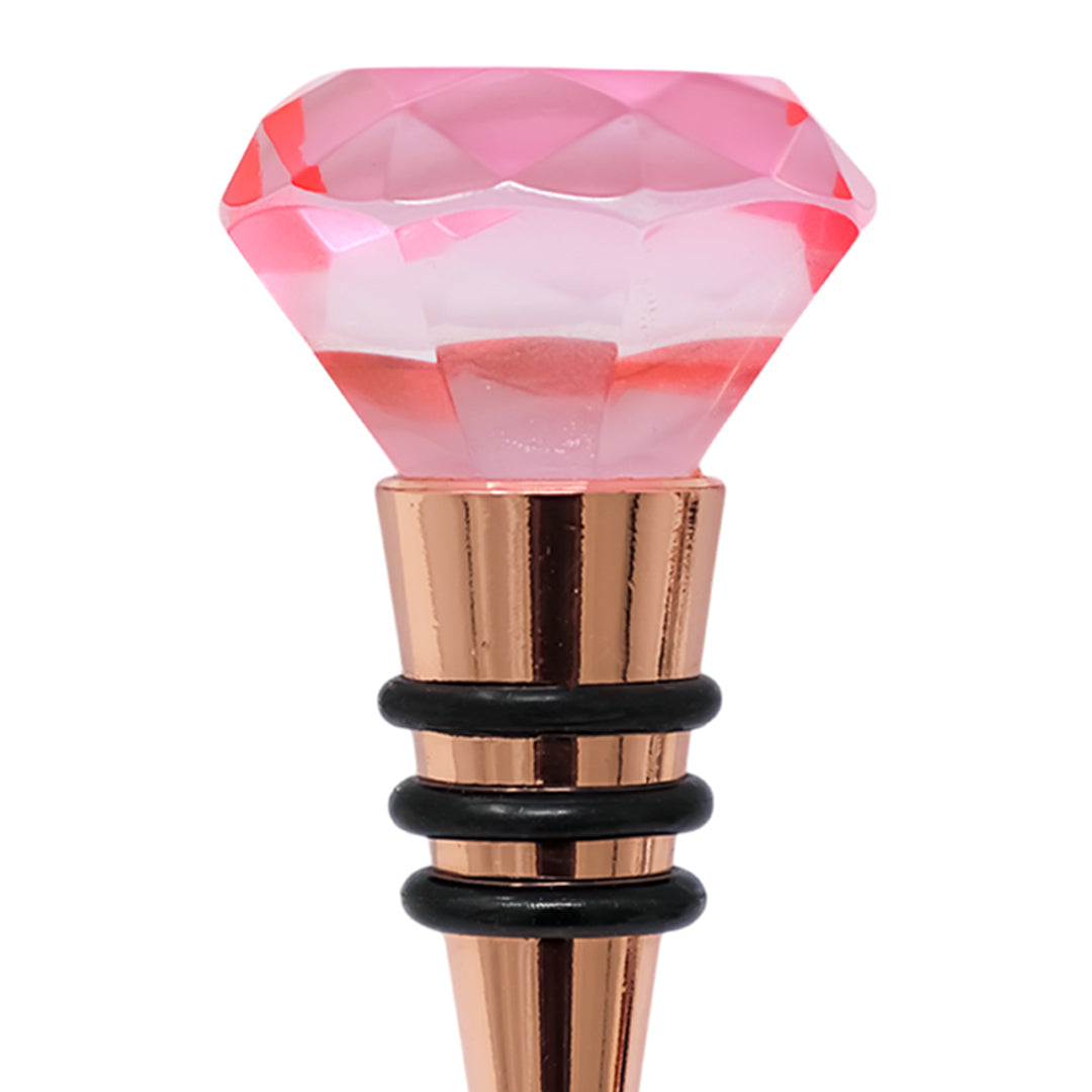 Tapón de Vino Diamante Rosa