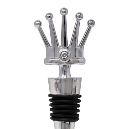 Tapón de Vino Corona Plateada