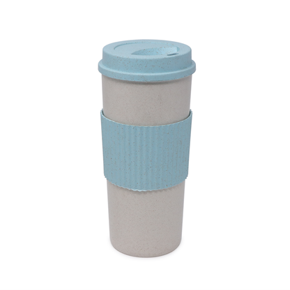 Vaso Ecofriendly para Café Azul/Verde - 550 ml