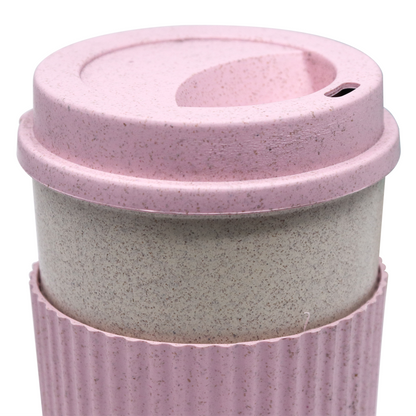 Vaso Ecofriendly para Café Rosa - 450 ml