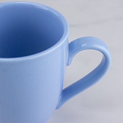 Taza de Cerámica Azul Clásica para Café o Té - 320 ml