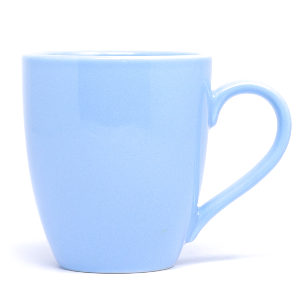 Taza de Cerámica Azul Clásica para Café o Té - 320 ml