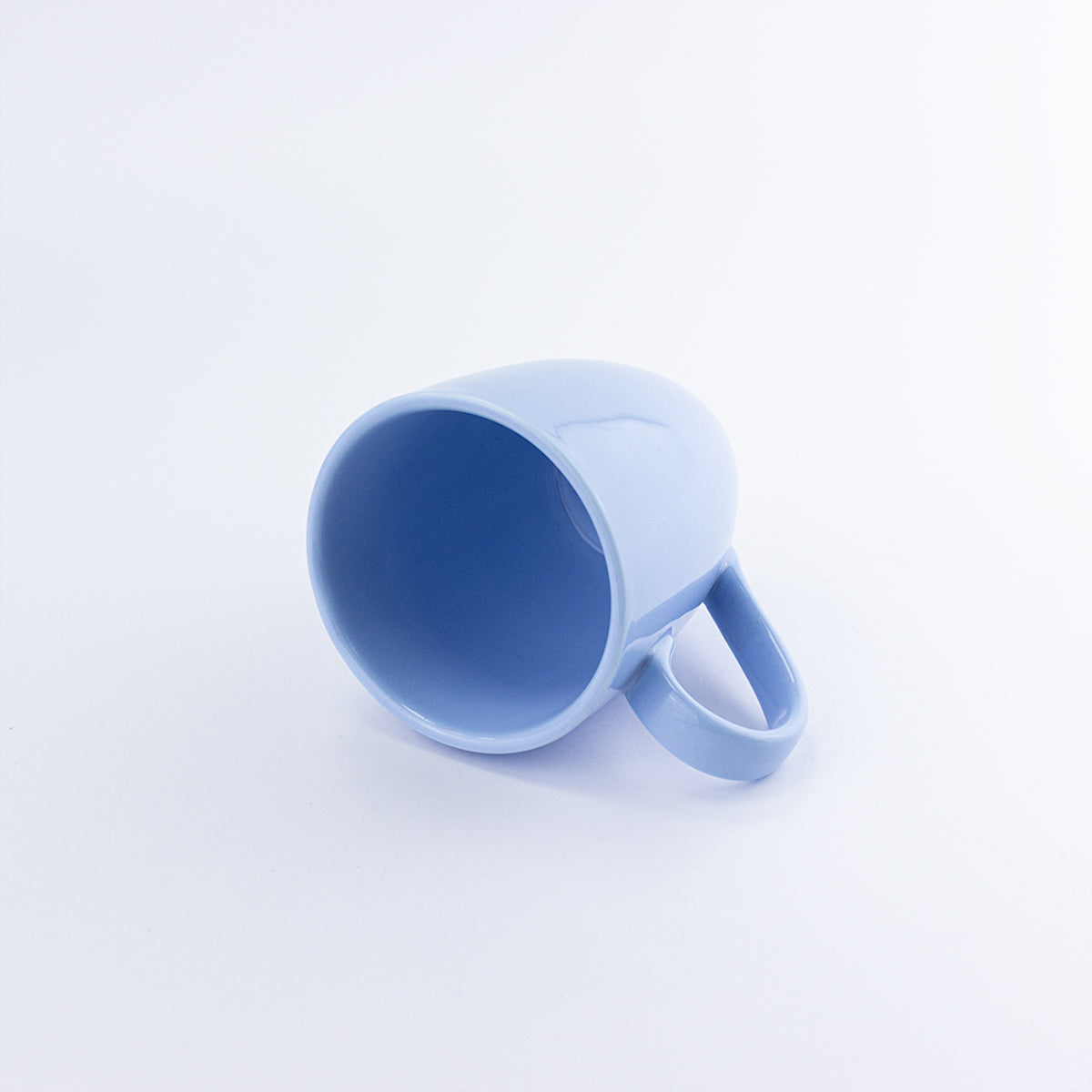 Taza de Cerámica Azul Clásica para Café o Té - 320 ml