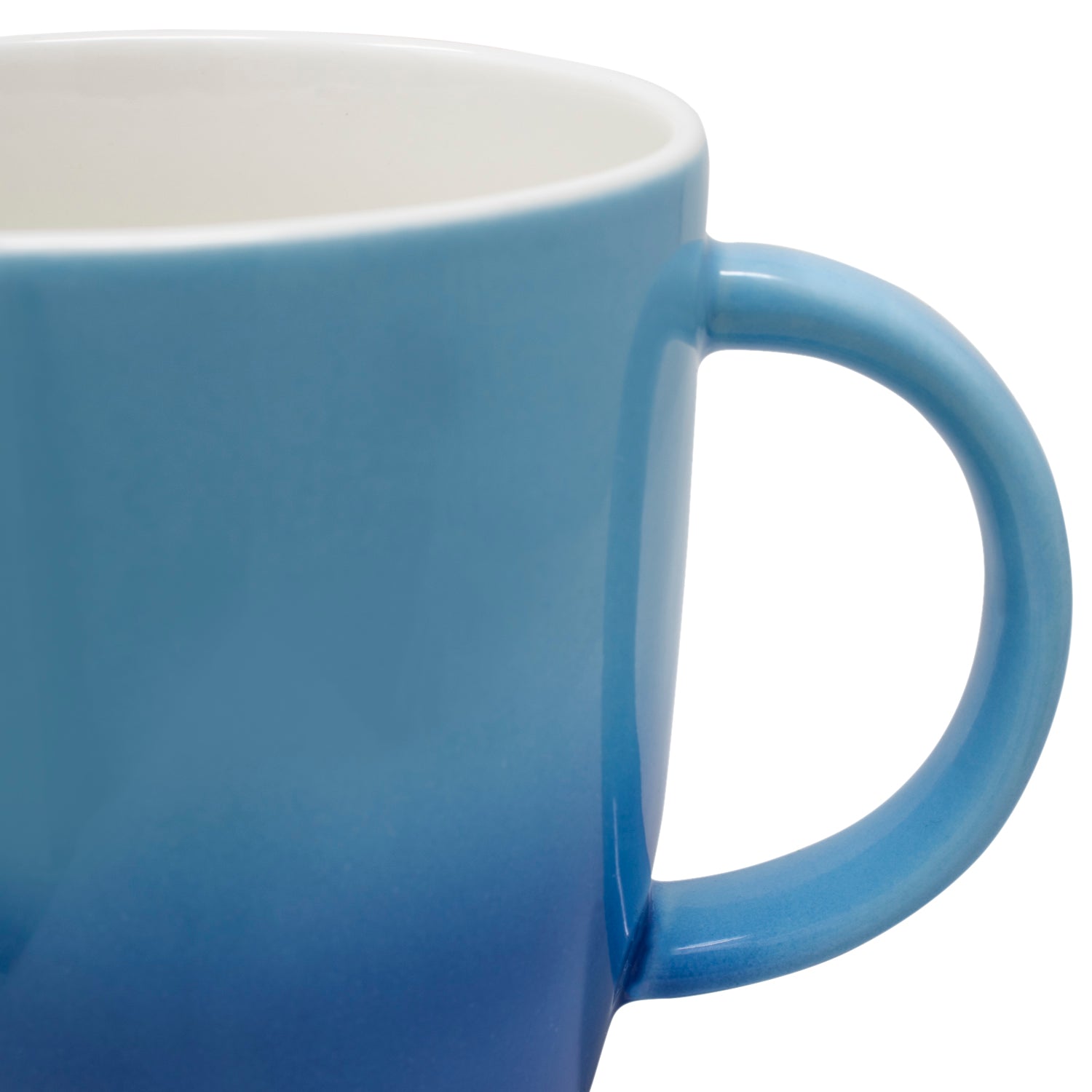 Taza Cerámica Arcoíris Azul/Turquesa - 400 ml