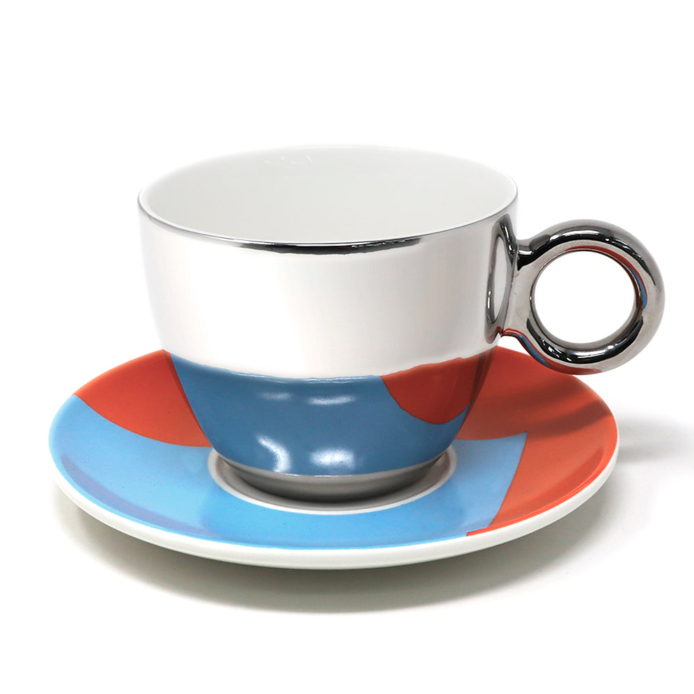 Set de 4 tazas con Plato -  Planteado 350 ml