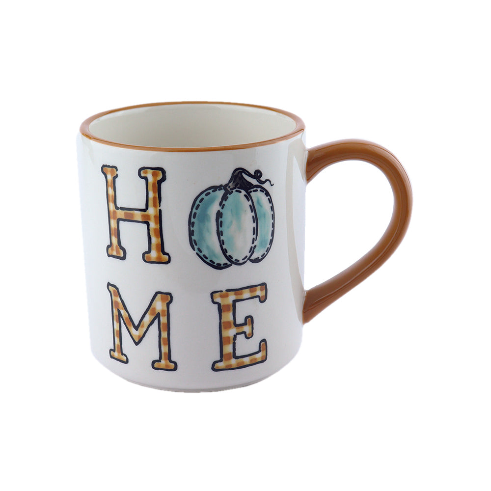 Taza Blanca De Cerámica "Home" - 600 ml