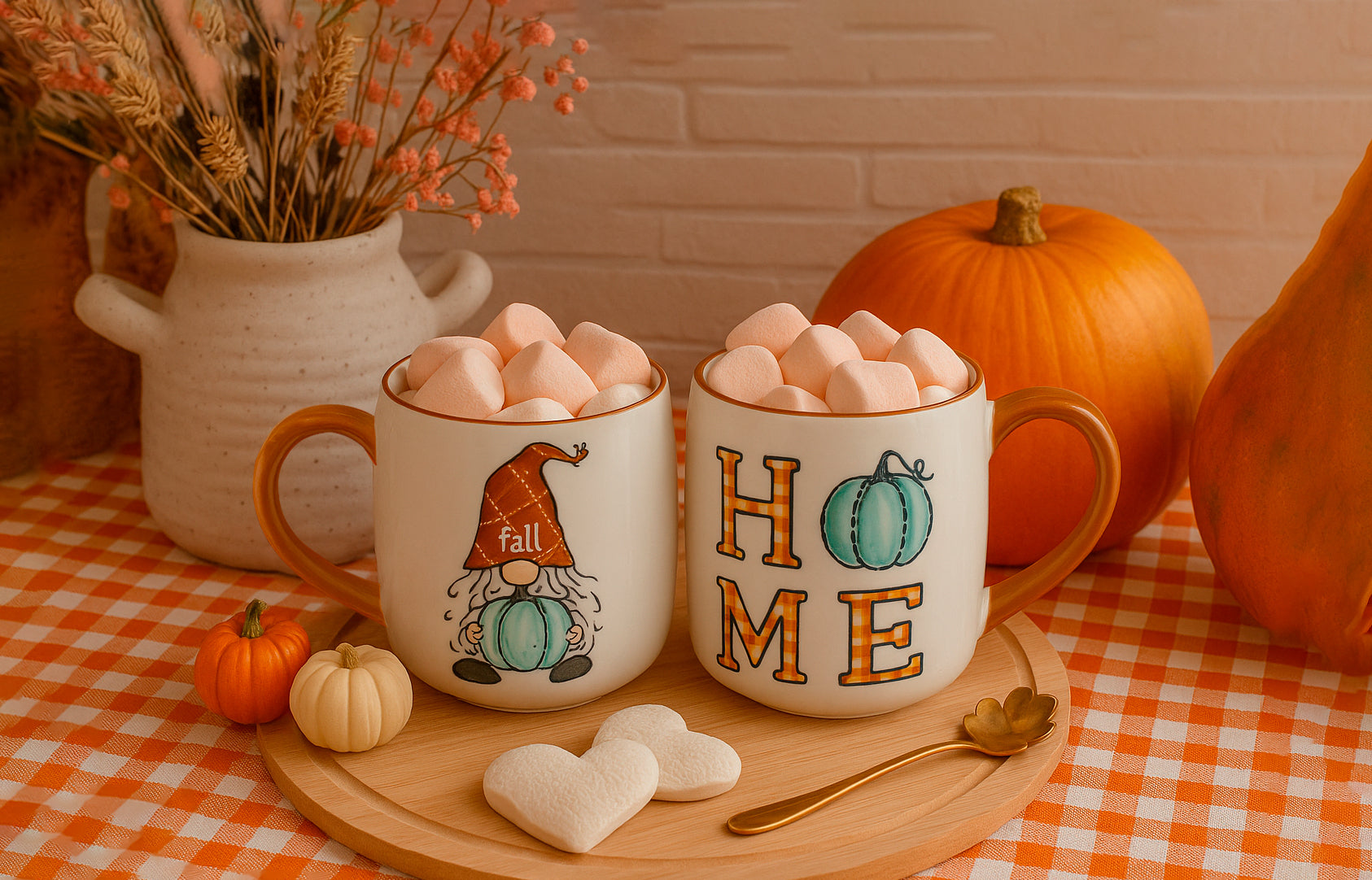 Taza Blanca De Cerámica "Home" - 600 ml