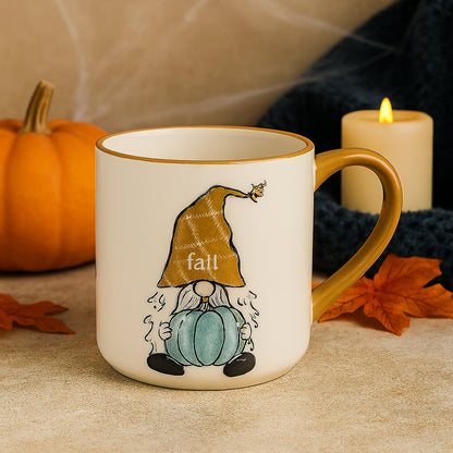 Taza Cerámica Gnomo de otoño -  600 ml
