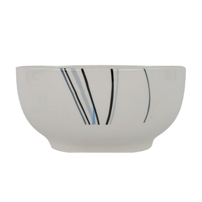 Vajilla Linnéa para 4 Personas - Cerámica Azul/Blanca 16 piezas