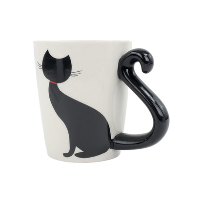 Taza de Cerámica - Gato Negro