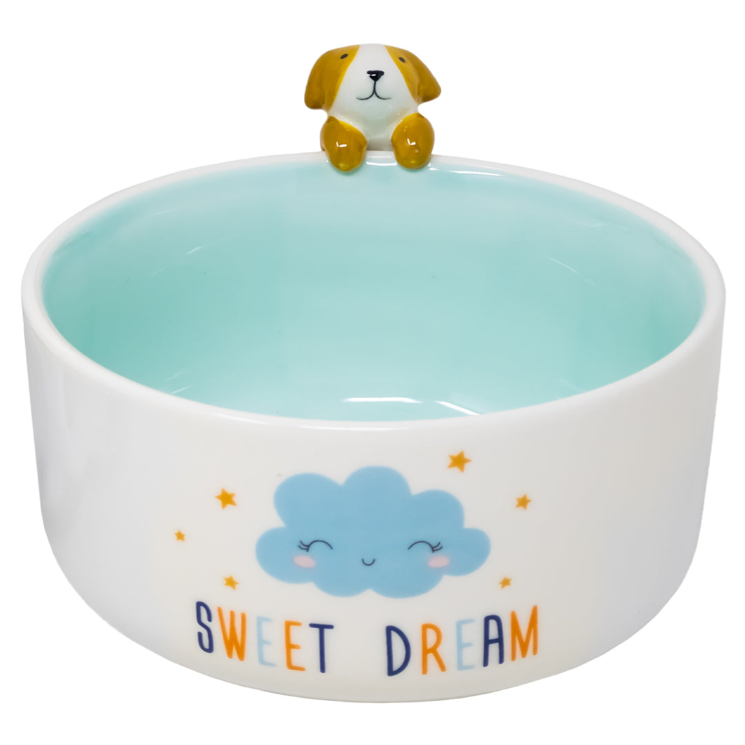 Vajilla Sweet Dream Blue Set Individual - Cerámica Multicolor 3 piezas