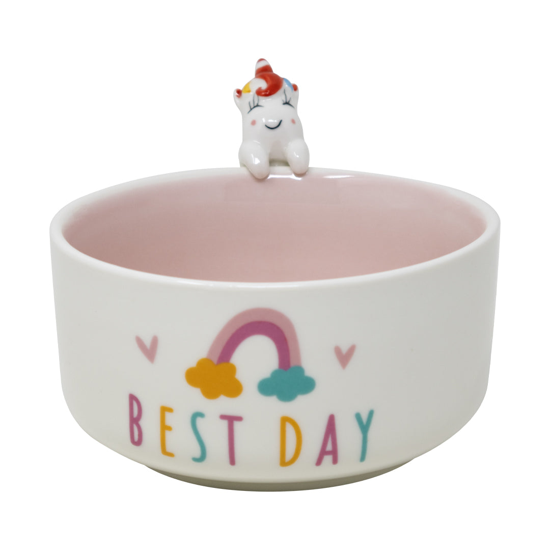 Vajilla Best Day Infantil Set Individual - Cerámica Multicolor 3 piezas