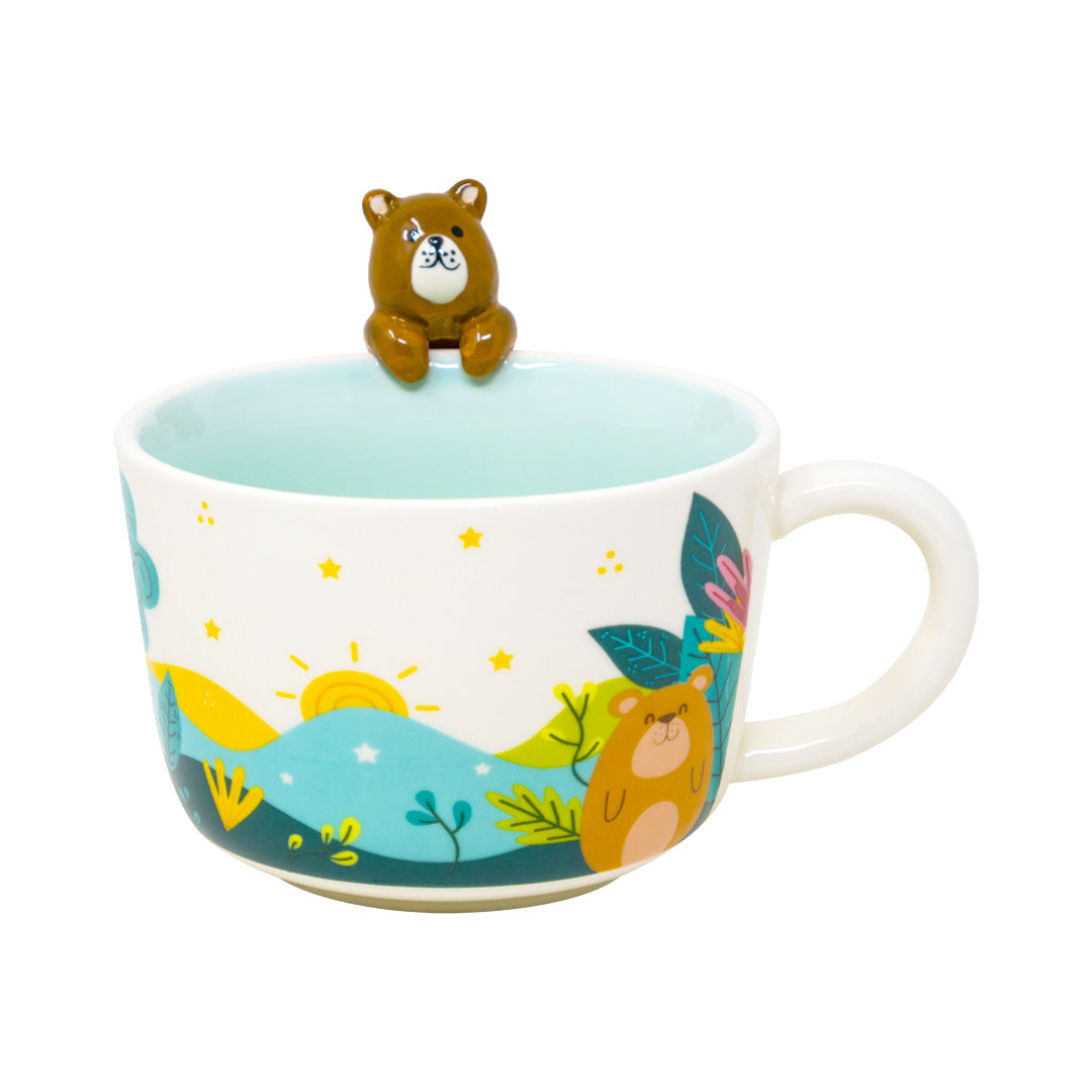 Vajilla Be Kind Bear Infantil Set Individual - Cerámica Multicolor 3 piezas