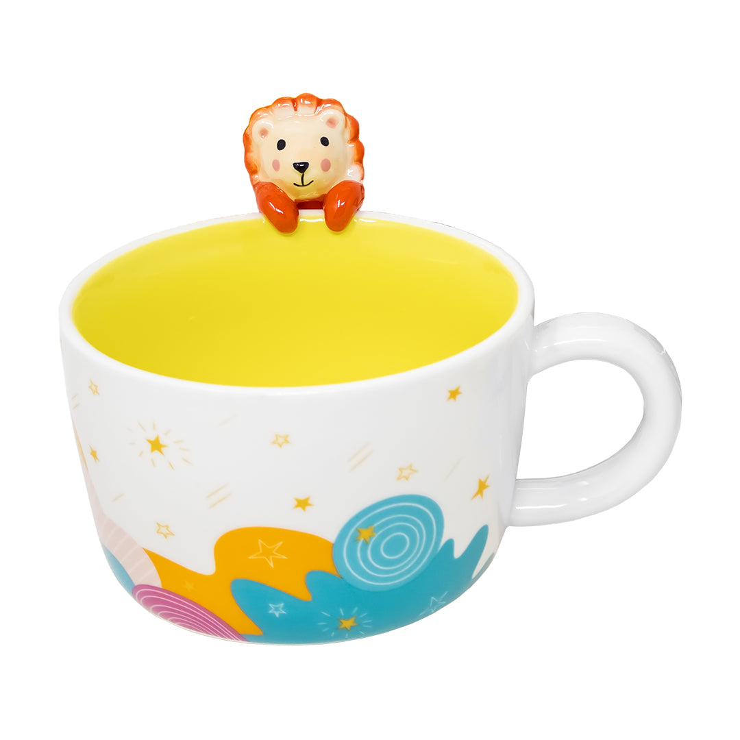 Vajilla Sweet Dream Lion Infantil Set Individual - Cerámica Multicolor 3 piezas