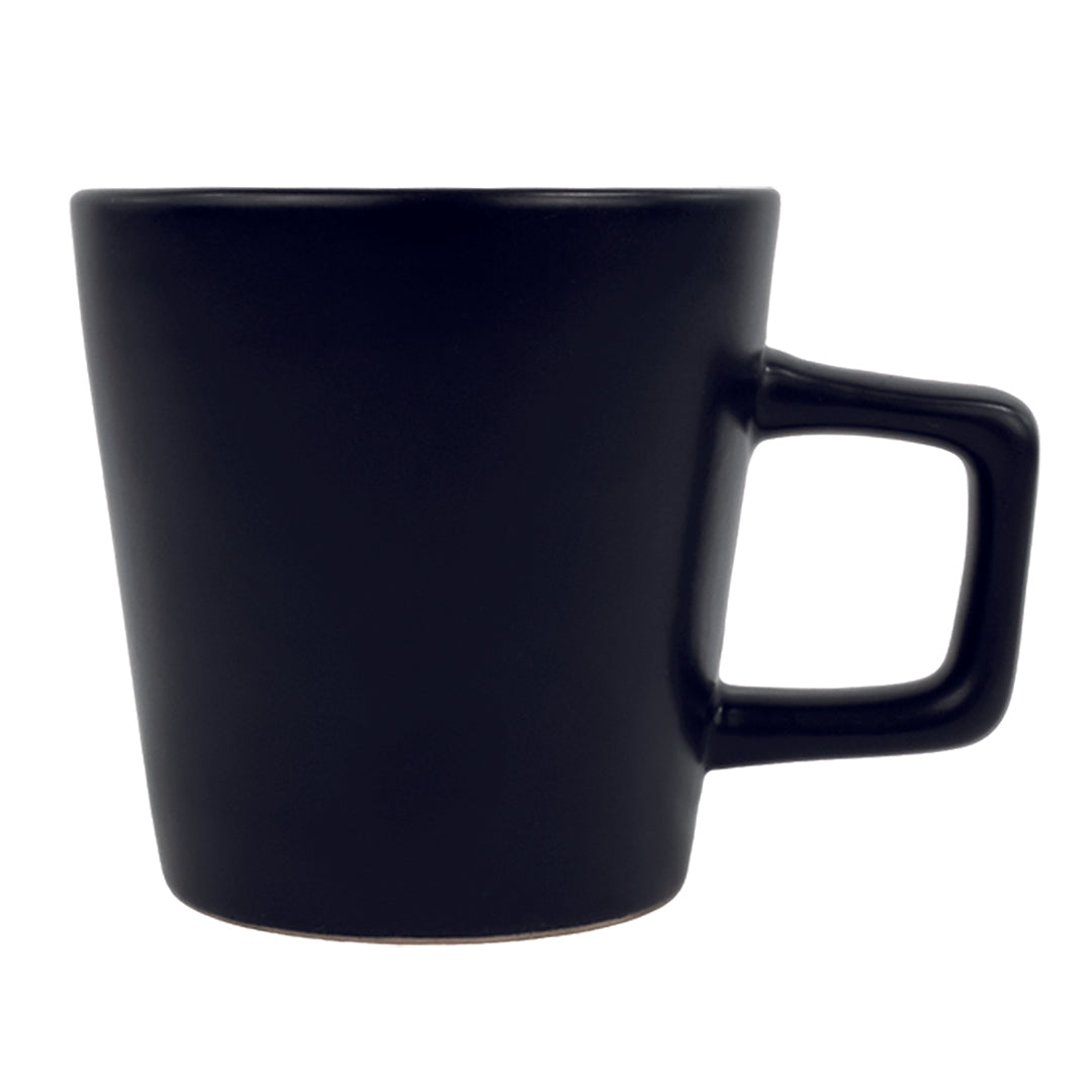 Vajilla SIGRID Set Individual - Cerámica Negro Mate 4 piezas
