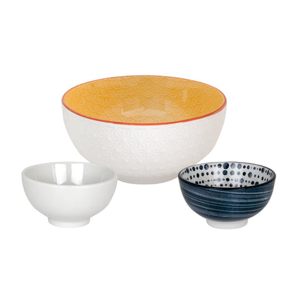 Set de Tazones de Cerámica VEST – 3 Piezas Complementarias