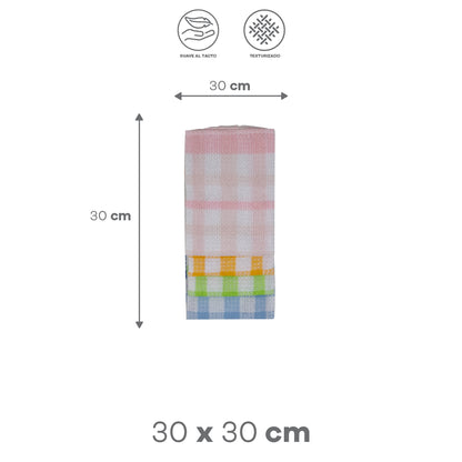 Set de Toallas para Cocina - Multicolor