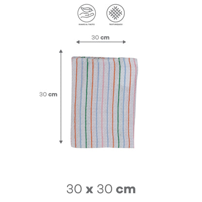 Set de 4 Toallas para Cocina - Varios Colores