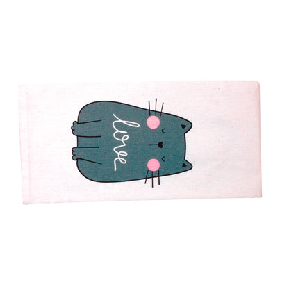 Toalla de Cocina Blanca - Gato Love
