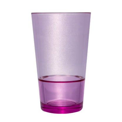 Set de Jarra Transparente Rosa con 4 Vasos – Plástico Resistente