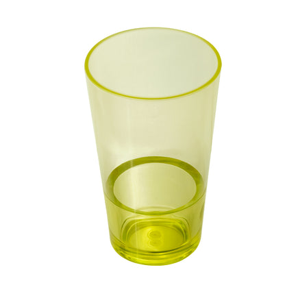 Set de Jarra Transparente Amarilla con 4 Vasos – Plástico Resistente