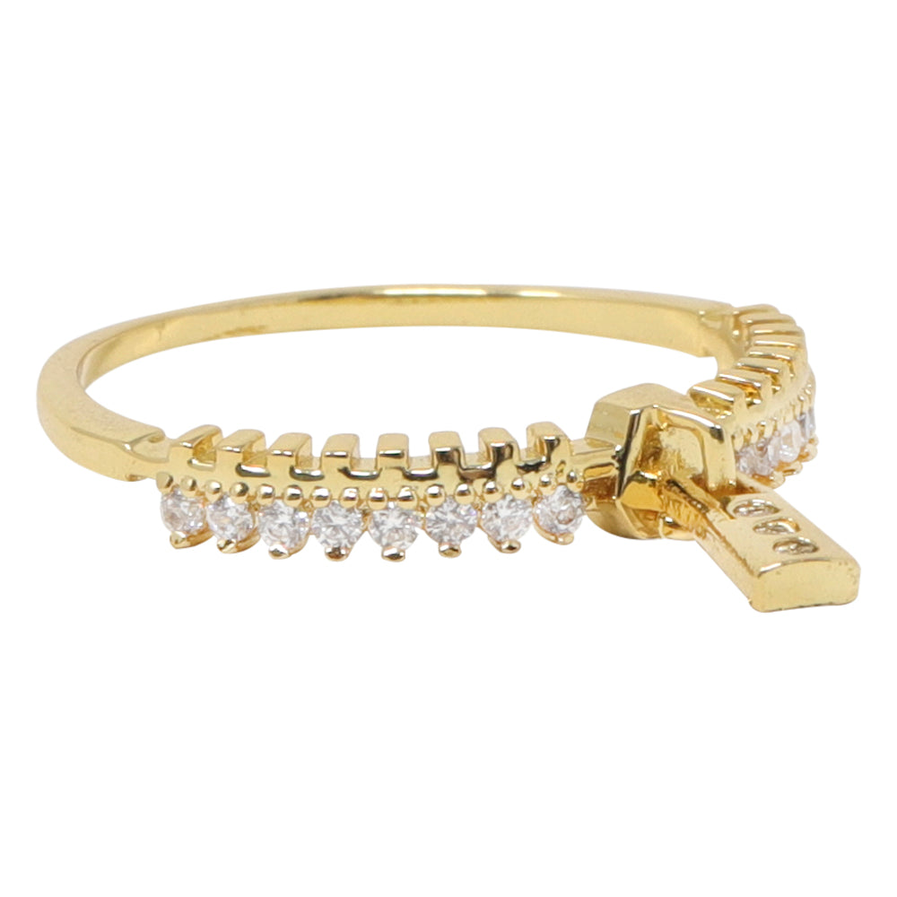 Anillo con Cierre Decorativo y Piedras Brillantes– Elegancia y Brillo en Cada Detalle | Modelo LX-9626R