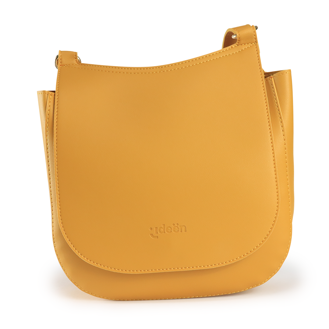 Bolsa de Mano Ideen Mostaza 24.5 x 24.5 x 8 cm