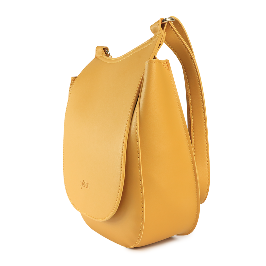 Bolsa de Mano Ideen Mostaza 24.5 x 24.5 x 8 cm