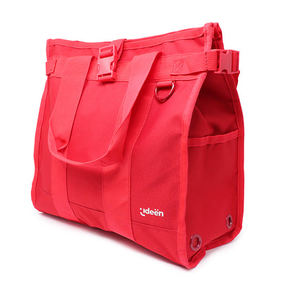 Bolso Organizador Multiuso Rojo con Broches y Argolla Multiuso