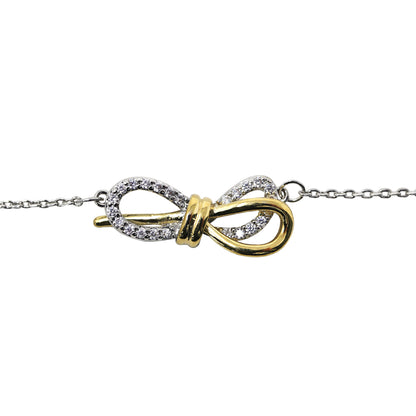 Pulsera con Dije Doble Trenzado con Piedras – Diseño Elegante y Artesanal