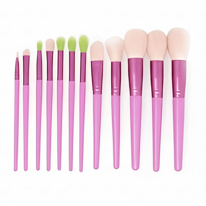 Kit Completo de 12 Brochas - Color rosa