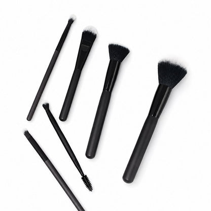 Kit de 6 Brochas Negras Bicolor