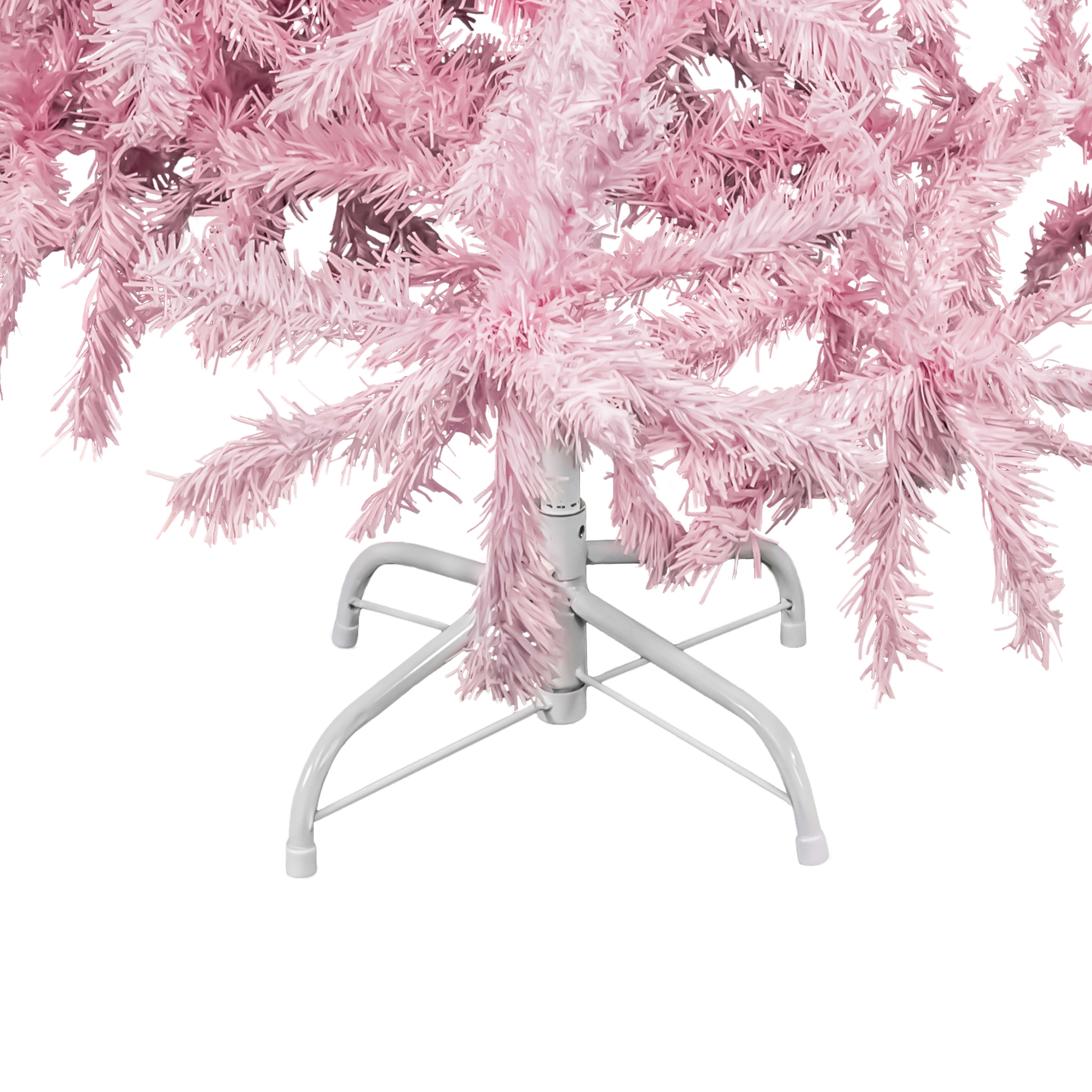 Árbol de Navidad Rosa Flocado - 150 cm