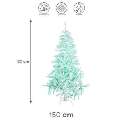 Árbol de Navidad Azul Cielo Nevada - 150 cm