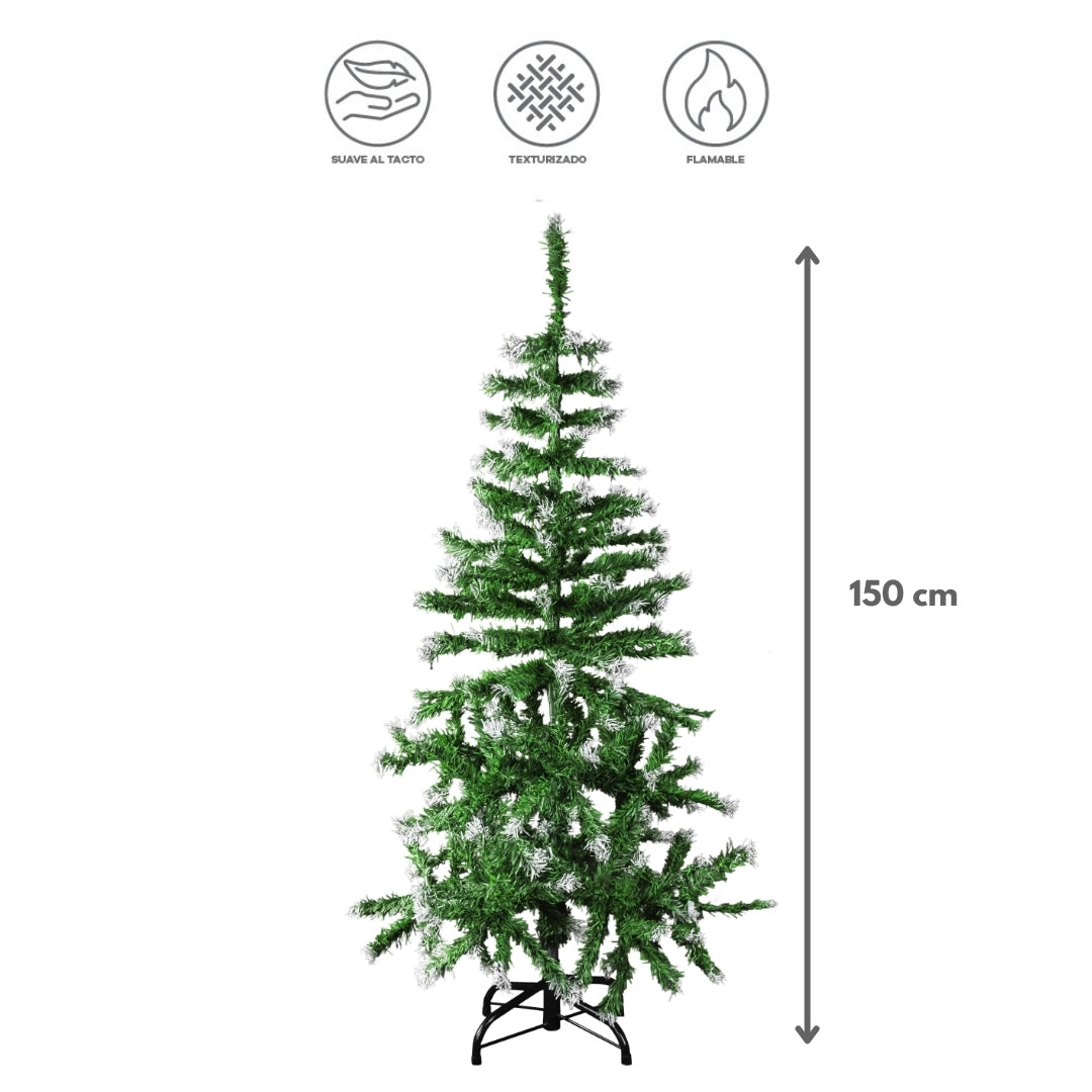 Árbol de Navidad Nevada Clásico - 150 cm