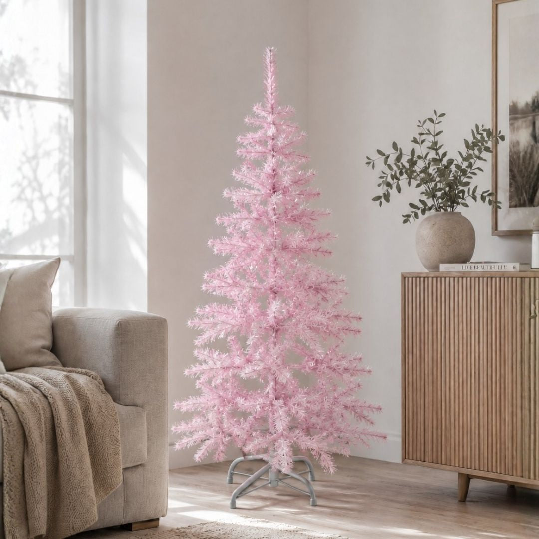Árbol de Navidad Rosa - 180 cm