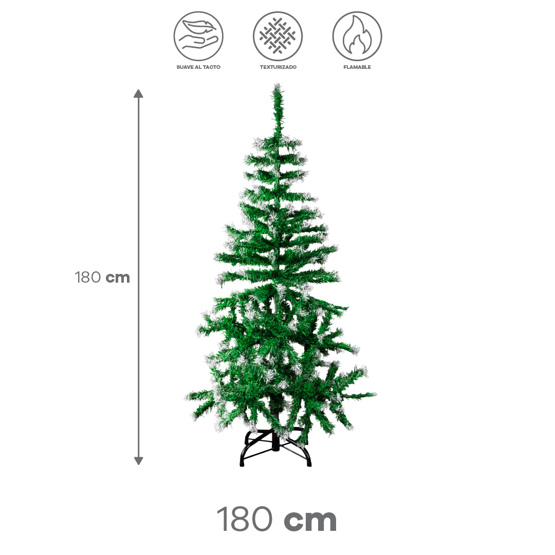 Árbol de Navidad Nevada Clásico - 180 cm