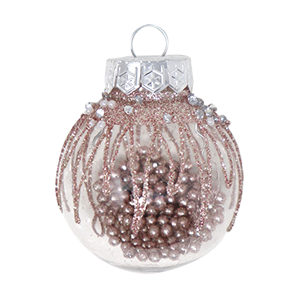 Set de Esferas Navideñas Cobrizo/Rosado - 30 Piezas