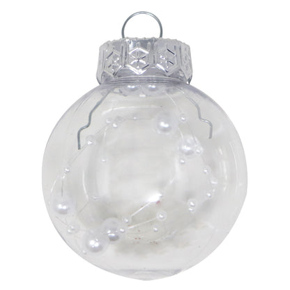 Set de Esferas Navideñas Blancas - 30 piezas
