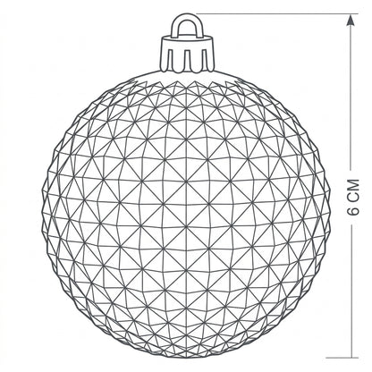 Set de Esferas Adornos para Árbol de Navidad 16 pz