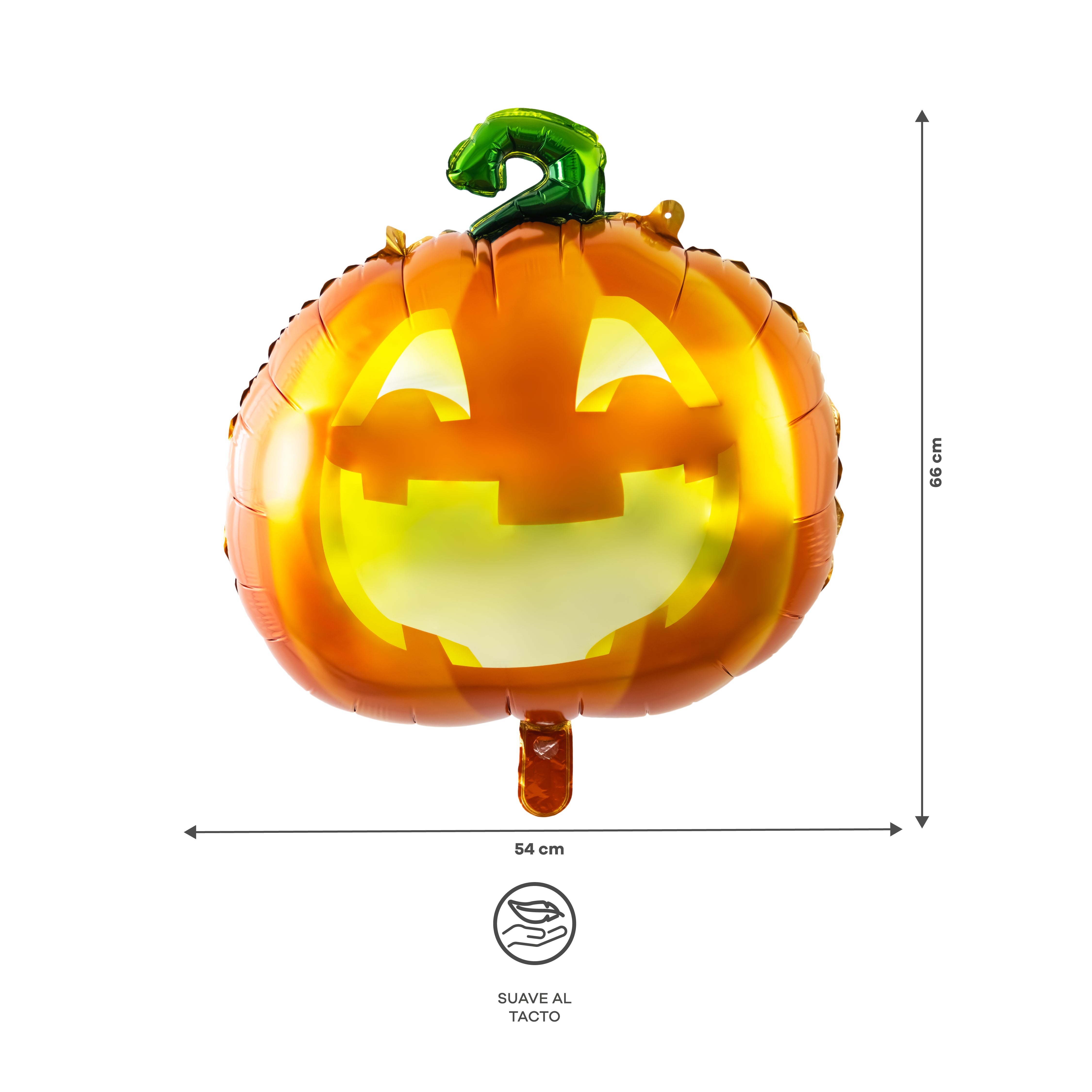 Globo Metálico de Calabaza  - Halloween