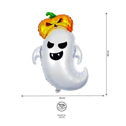 Set de 3 Globos de Halloween - Calabazas y Fantasma