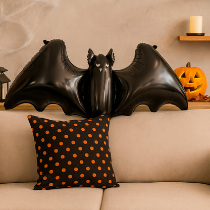 Set de 3 Globos de Halloween: Murciélagos y Gato Negro
