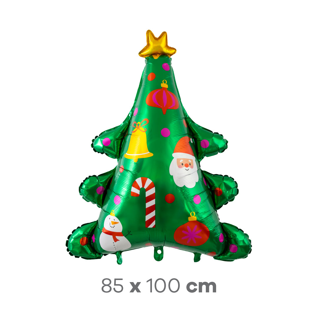 Set de Globos Duende y Árbol de Navidad