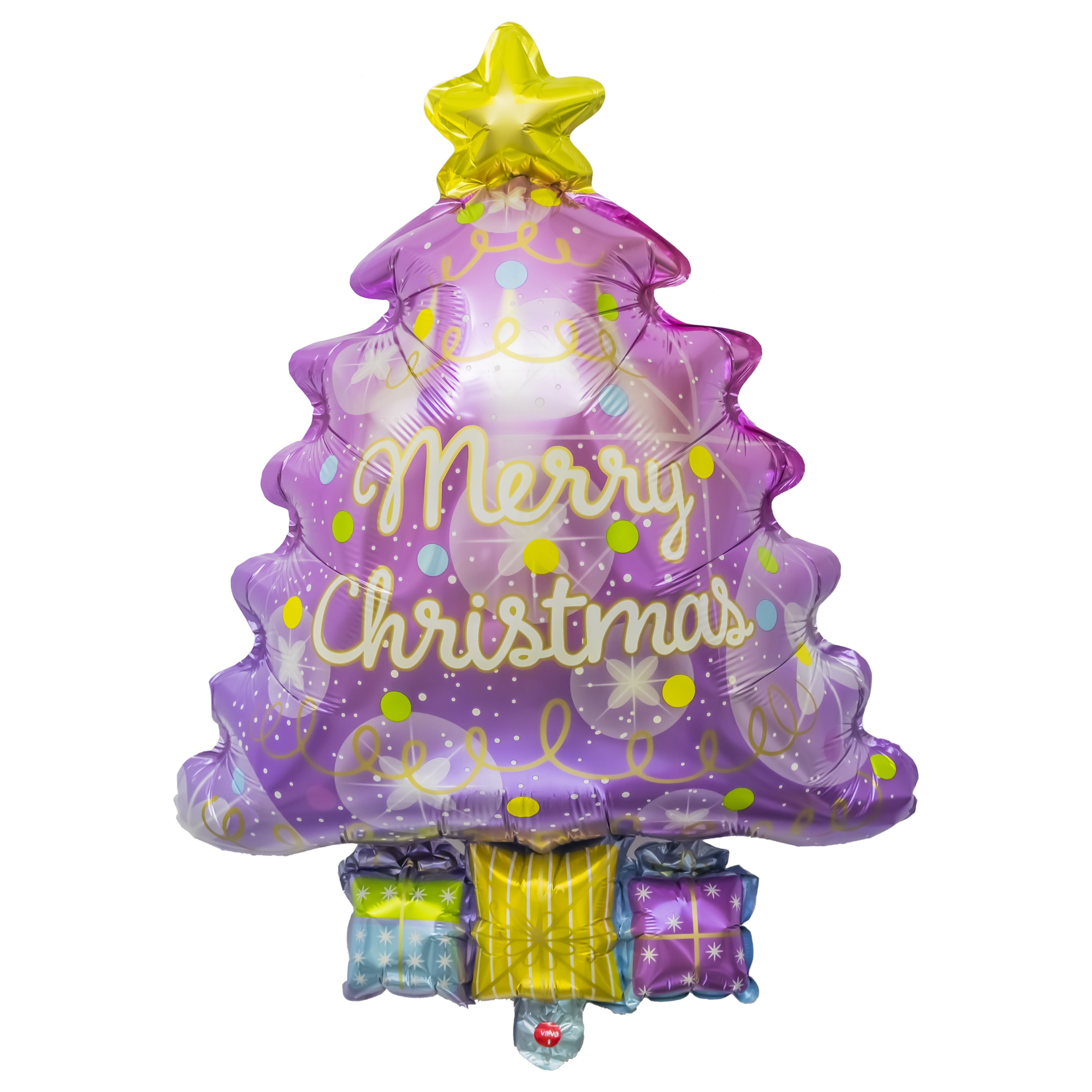 Globo Metálico Árbol - Merry Christmas