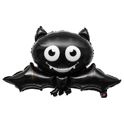 Globo Metálico Murciélago Sonriente - Halloween