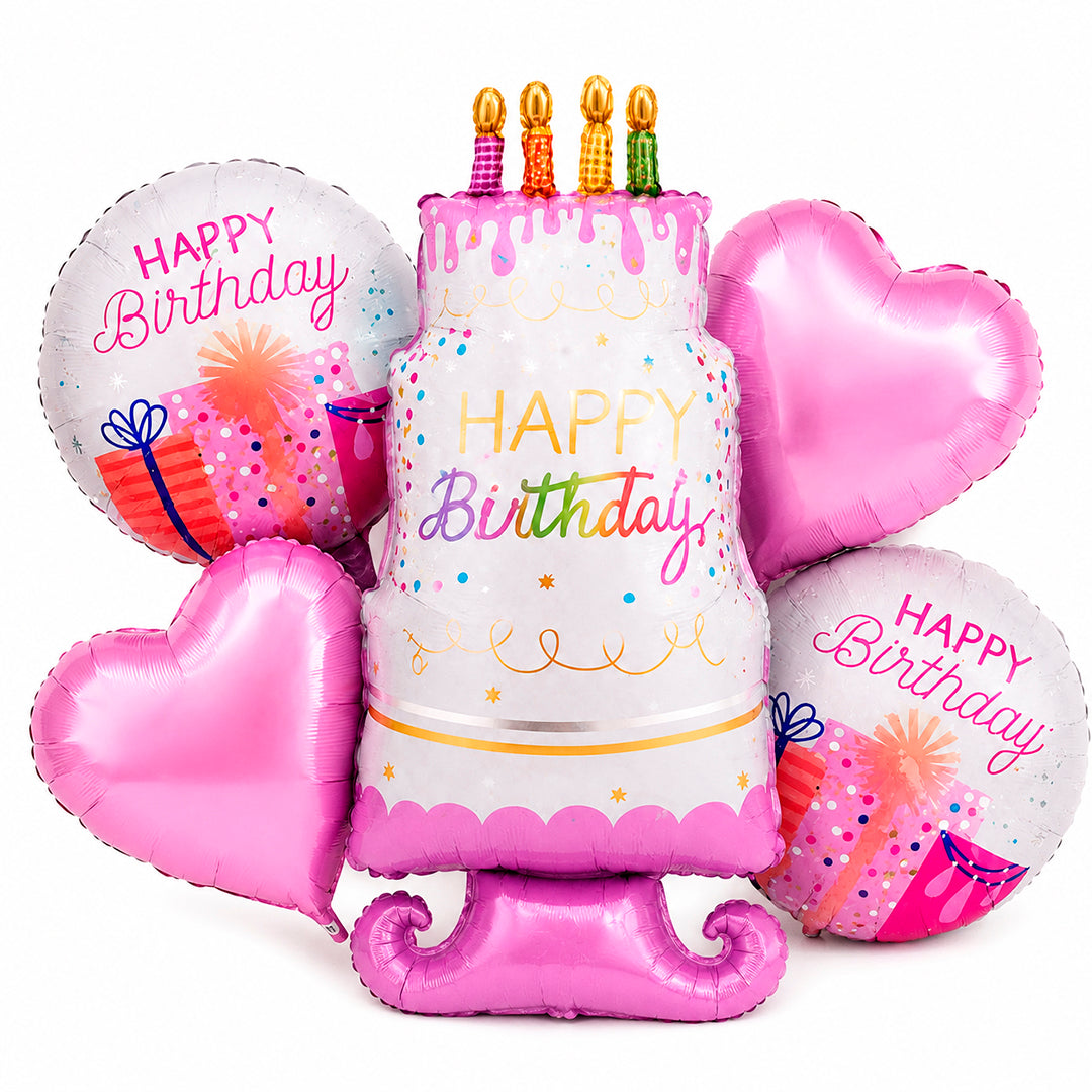 Kit de Fiesta Princesa Rosa: Platos, Vasos, Popotes, Servilletas y Decoración